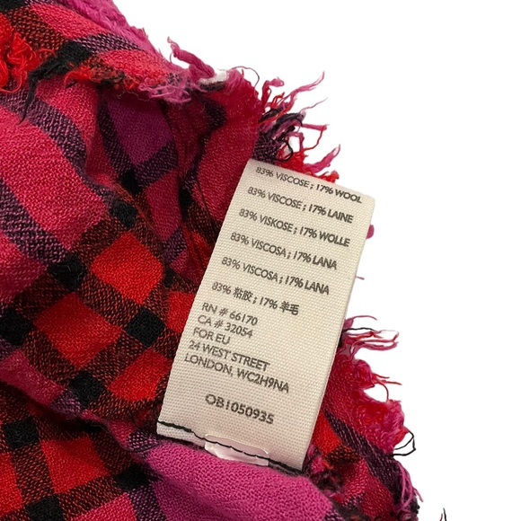 We the Free People Womens Top Small Red Pink Distress Boho Button Down - Picture 3 of 8